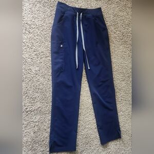 Figs Navy Scrub Pants, M Tall